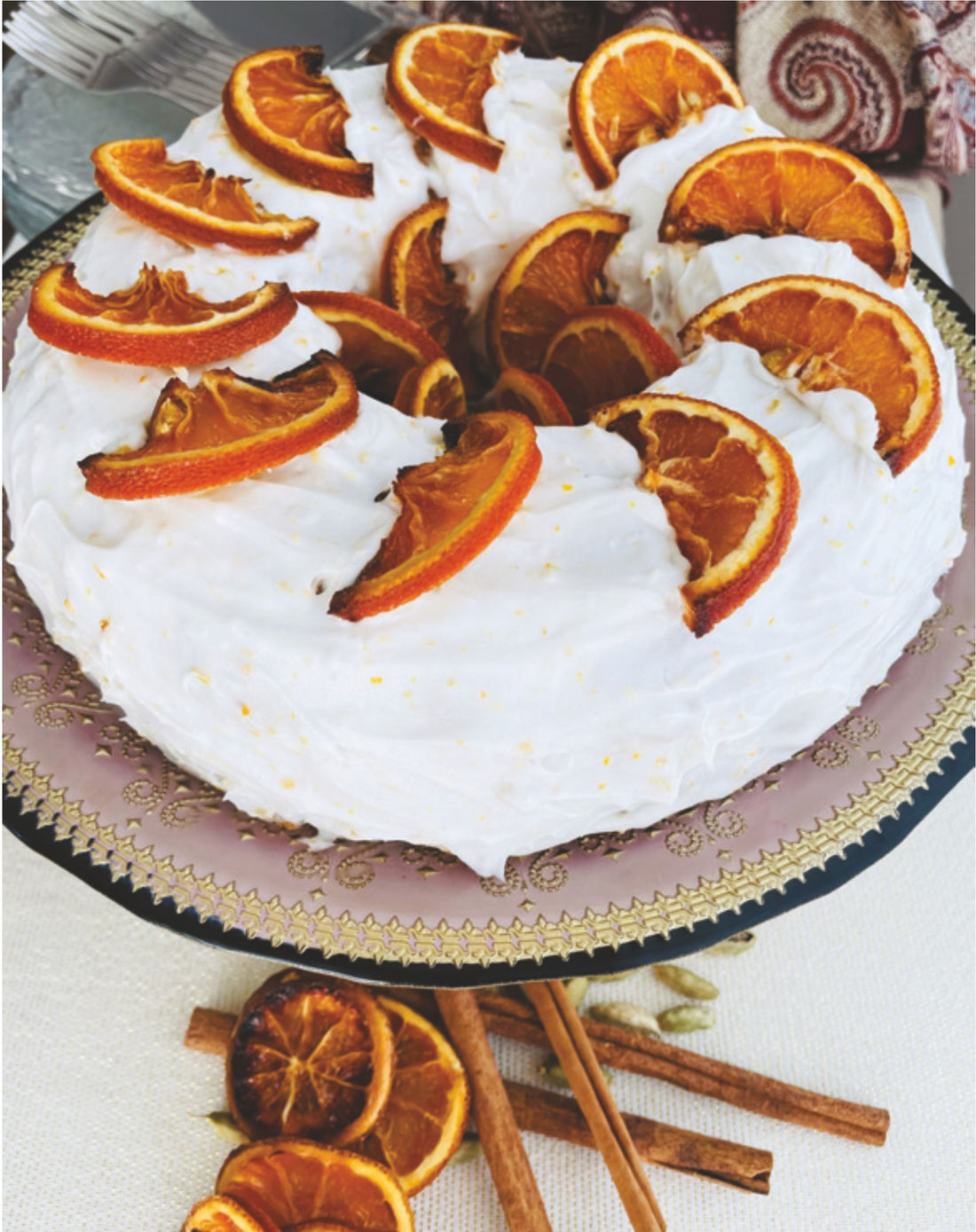 Moroccan Orange-Cardamom Cake